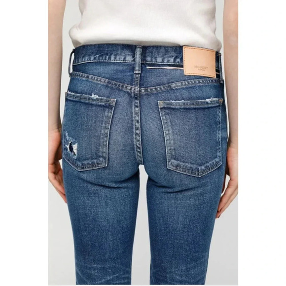 MOUSSY VINTAGE Ingraham Skinny Denim Jeans Dark Blue Size 25 - Picture 5 of 14